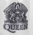Queen Crest Glass Stein